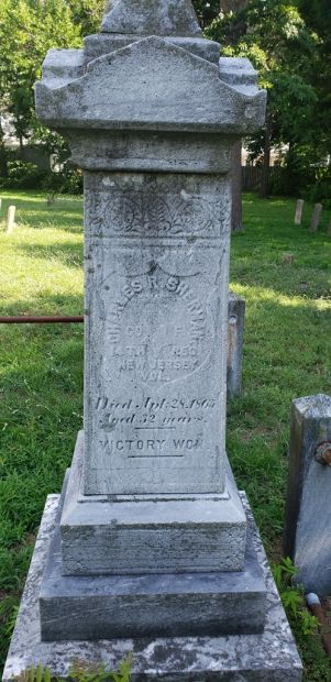 CHARLES R. SHERMAN WAR MEMORIAL CEMETERY STONE