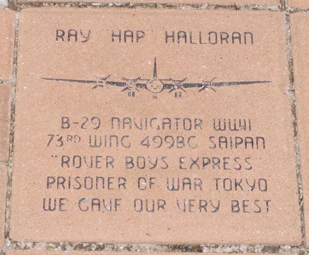 RAY HAP HALLORAN WAR MEMORIAL