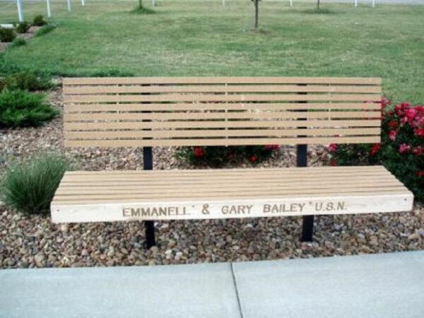 EMMANELL & GARY BAILEY USN MEMORIAL BENCH