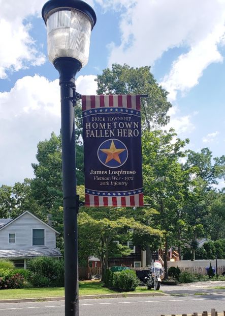 JAMES LOSPINUSO HOMETOWN FALLEN HERO MEMORIAL BANNER