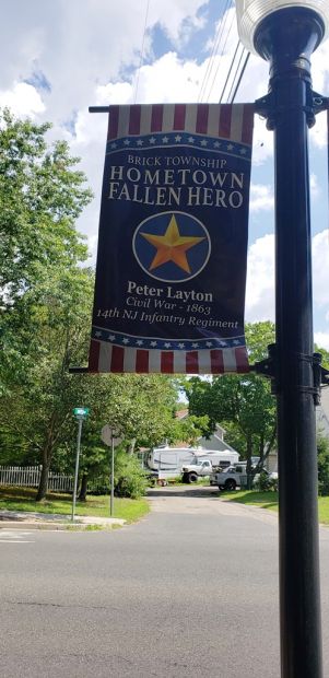 PETER LAYTON HOMETOWN FALLEN HERO MEMORIAL BANNER