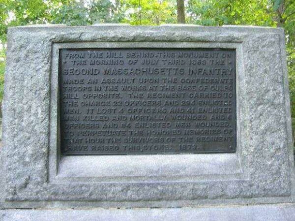 SECOND MASSACHUSETTS INFANTRY WAR MEMORIAL