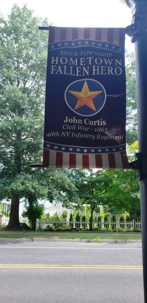 JOHN CURTIS HOMETOWN FALLEN HERO MEMORIAL BANNER