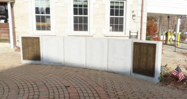 TOWN OF AMENIA WAR VETERANS MEMORIAL RIGHT SIDE