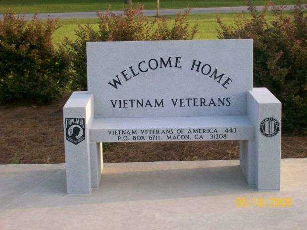 VVA CHAPTER 443 WELCOME HOME VIETNAM VETERANS MEMORIAL BENCH