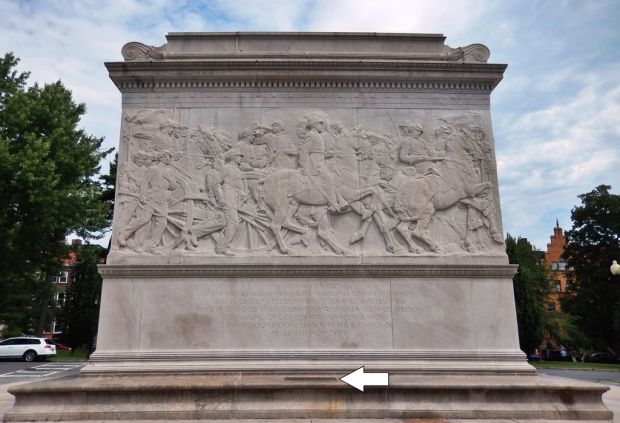 ALBANY SOLDIERS AND SAILORS MEMORIAL BACK