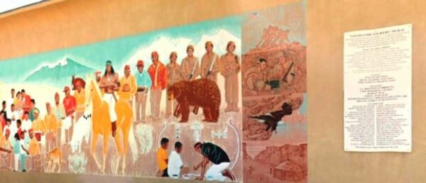 NAVAJO CODE TALKERS’ MURAL MEMORIAL