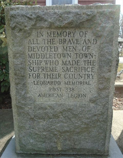 MIDDLETOWN TOWNSHIP SUPREME SACRIFICE WAR MEMORIAL
