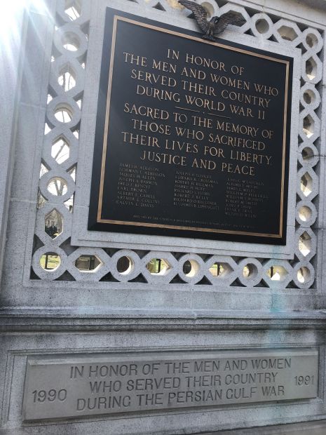 HADDON HEIGHTS HONOR ROLL MEMORIAL PLAQUE