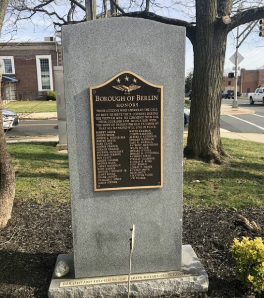 BOROUGH OF BERLIN VIETNAM WAR MEMORIAL