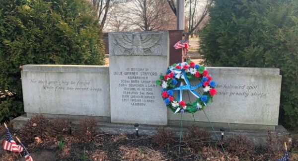 LIEUT. WARREN STAFFORD, JR. WAR MEMORIAL