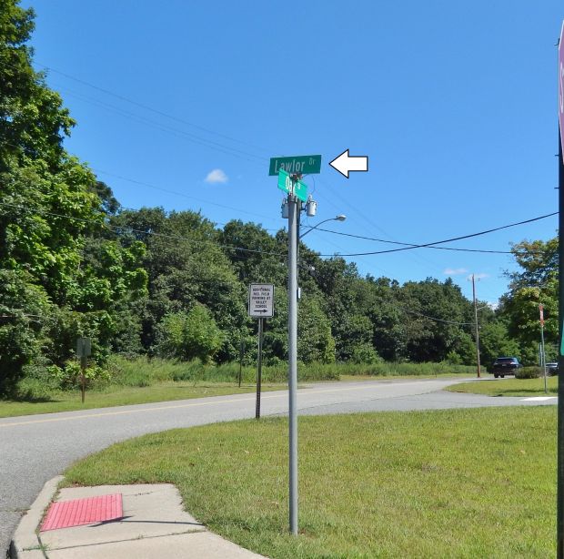 LAWLOR DR MEMORIAL STREET SIGN