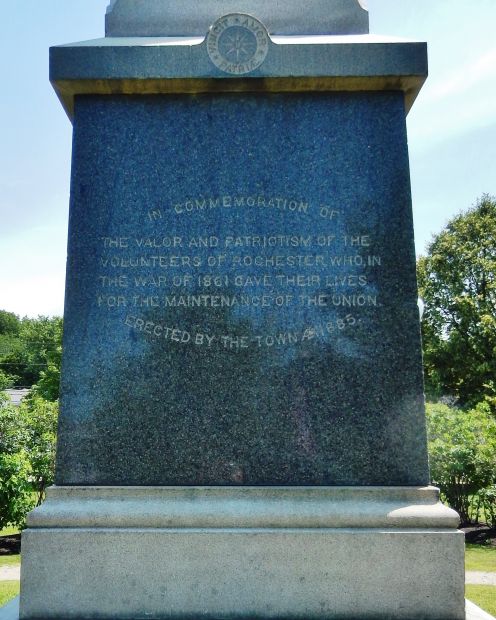ROCHESTER CIVIL WAR MEMORIAL SIDE A