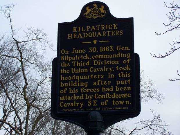 KILPATRICK HEADQUARTERS WAR MEMORIAL MARKER