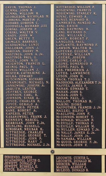 CLINTON KOREAN CONFLICT MEMORIAL PANEL B