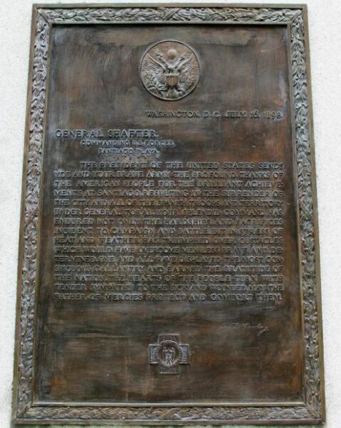 TOWN OF CLINTON SPANISH WAR MEMORIAL PLAQUE C