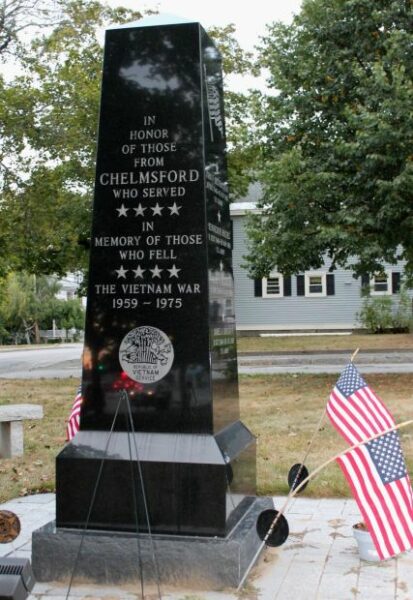 CHELMSFORD VIETNAM WAR MEMORIAL SIDE A
