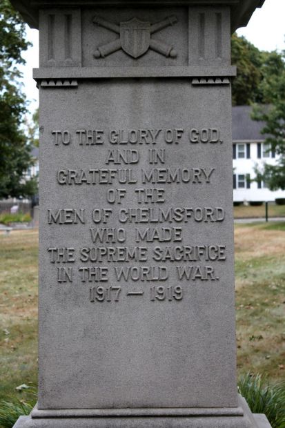 CHELMSFORD WORLD WAR SUPREME SACRIFICE MEMORIAL STONE A