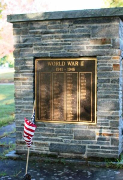 BRIMFIELD WORLD WAR II MEMORIAL
