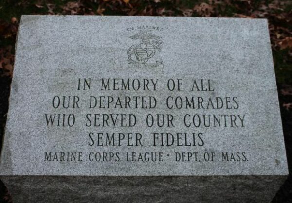 MARINE CORPS LEAGUE DEPT OF MASS. MEMORIAL