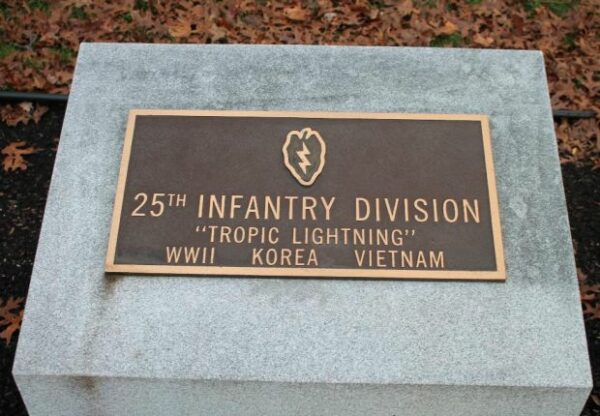 MASSACHUSETTS NATIONAL CEMETERY 25TH INFANTRY DIVISION WAR MEMORIAL