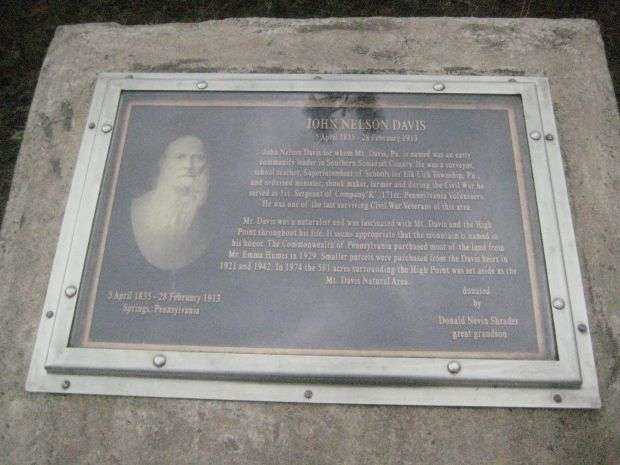 1ST. SERGEANT JOHN NELSON DAVIS WAR MEMORIAL