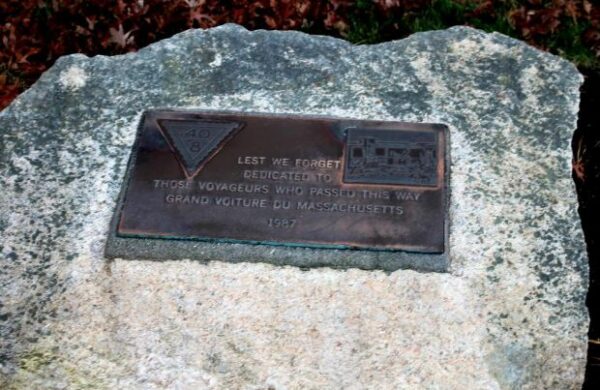 LEST WE FORGET 40 & 8 RAILROAD BOX CAR MEMORIAL