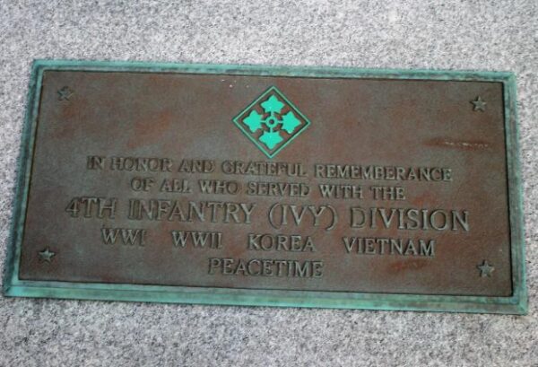 MASSACHUSETTS NATIONAL CEMETERY 4TH INFANTRY DIVISION MEMORIAL