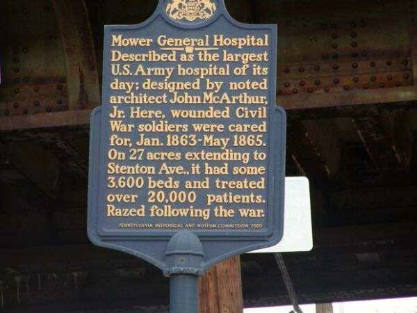 MOWER GENERAL HOSPITAL WAR MEMORIAL MARKER