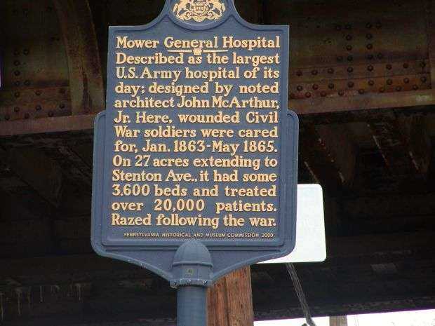 MOWER GENERAL HOSPITAL WAR MEMORIAL MARKER