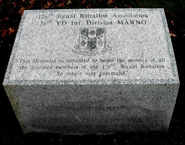 126TH SIGNAL BATTALION ASSOCIATION WAR MEMORIAL