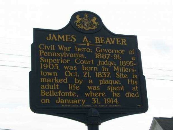 JAMES A. BEAVER WAR MEMORIAL MARKER