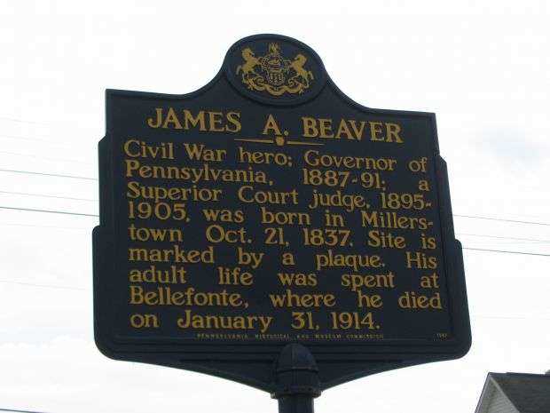 JAMES A. BEAVER WAR MEMORIAL MARKER