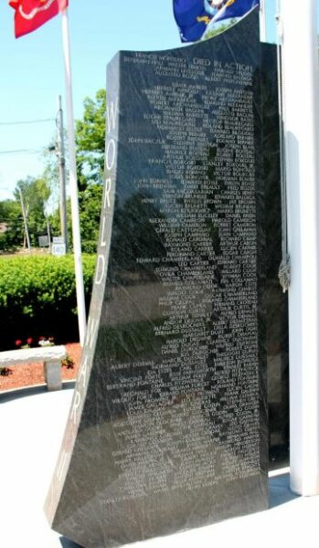 BELLINGHAM WAR VETERANS MEMORIAL SIDE A
