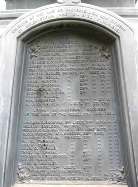 BELCHERTOWN CIVIL WAR MEMORIAL STONE D