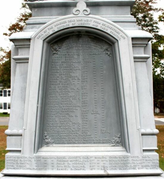 BELCHERTOWN CIVIL WAR MEMORIAL STONE B