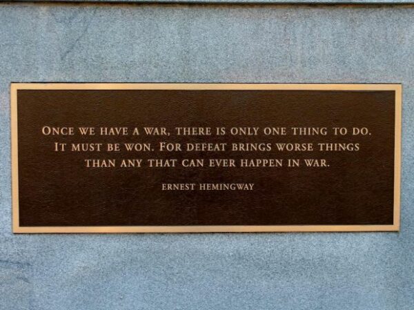 WATER STREET VETERANS MEMORIAL PARK PLAQUE G