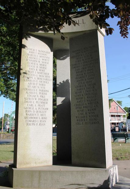 ASHLAND VETERANS HONOR ROLL MEMORIAL SIDE B