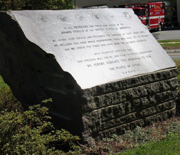 ACTON ALL VETERANS MEMORIAL FRONT