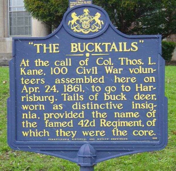 THE BUCKTAILS WAR MEMORIAL MARKER II