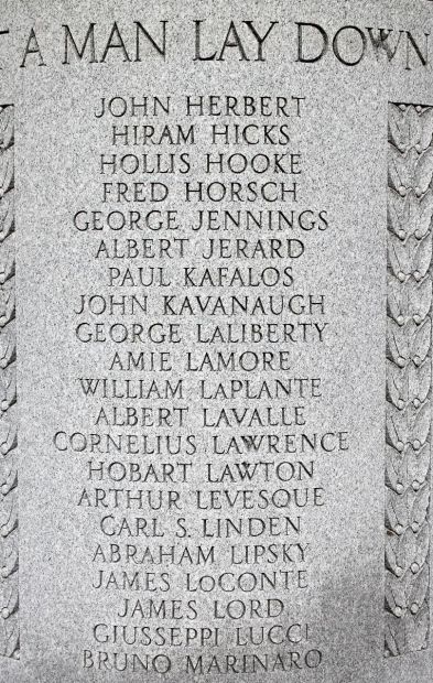 CITY OF HAVERHILL WORLD WAR I MEMORIAL STONE C
