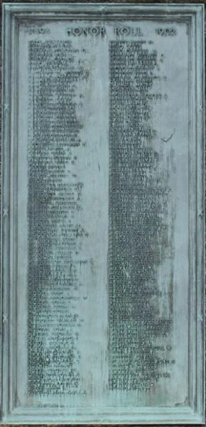 CITY OF HAVERHILL WAR WITH SPAIN MEMORIAL PLAQUE B