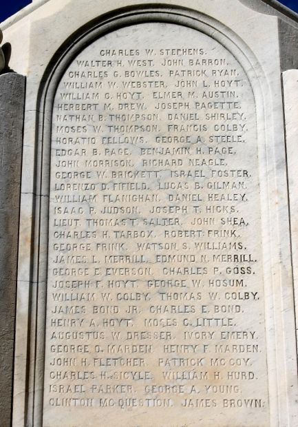 CITIZENS OF HAVERHILL CIVIL WAR MEMORIAL STONE B
