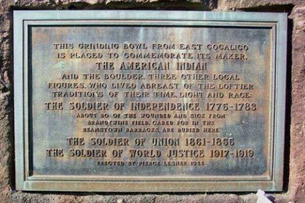 THE AMERICAN INDIAN AND THE AMERICAN SOLDIER MEMORIAL PLAQUE