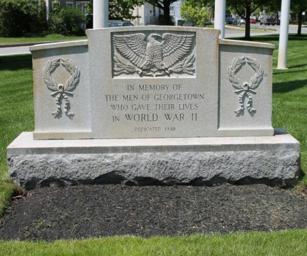 GEORGETOWN WORLD WAR II MEMORIAL FRONT