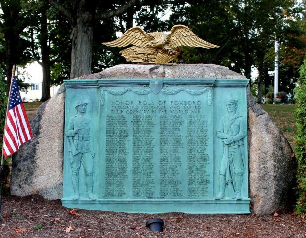 FOXBORO WORLD WAR HONOR ROLL MEMORIAL