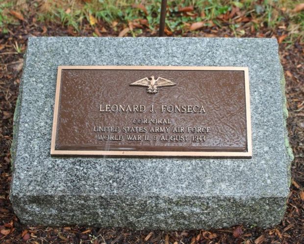 LEONARD J. FONSECA WAR MEMORIAL PLAQUE