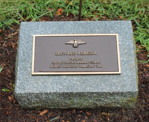 LEONARD ALMEIDA WAR MEMORIAL PLAQUE