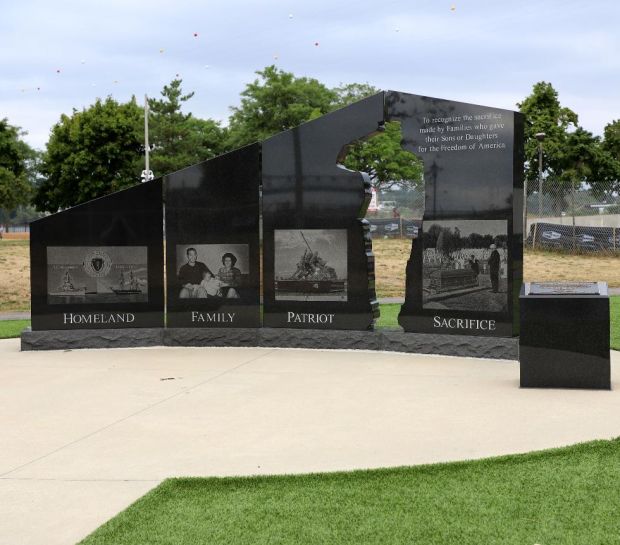 FALL RIVER GOLD STAR FAMILIES MEMORIAL BACK