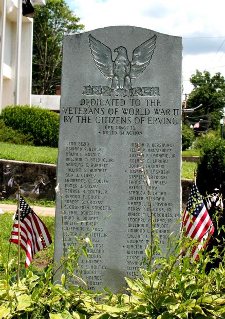 CITIZENS OF ERVING PRECINT 1 WORLD WAR II MEMORIAL